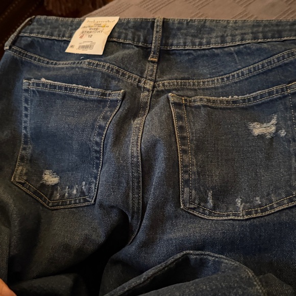 NWT Free Assembly The Super High Rise Straight Jeans - Size 12 - Picture 11 of 11